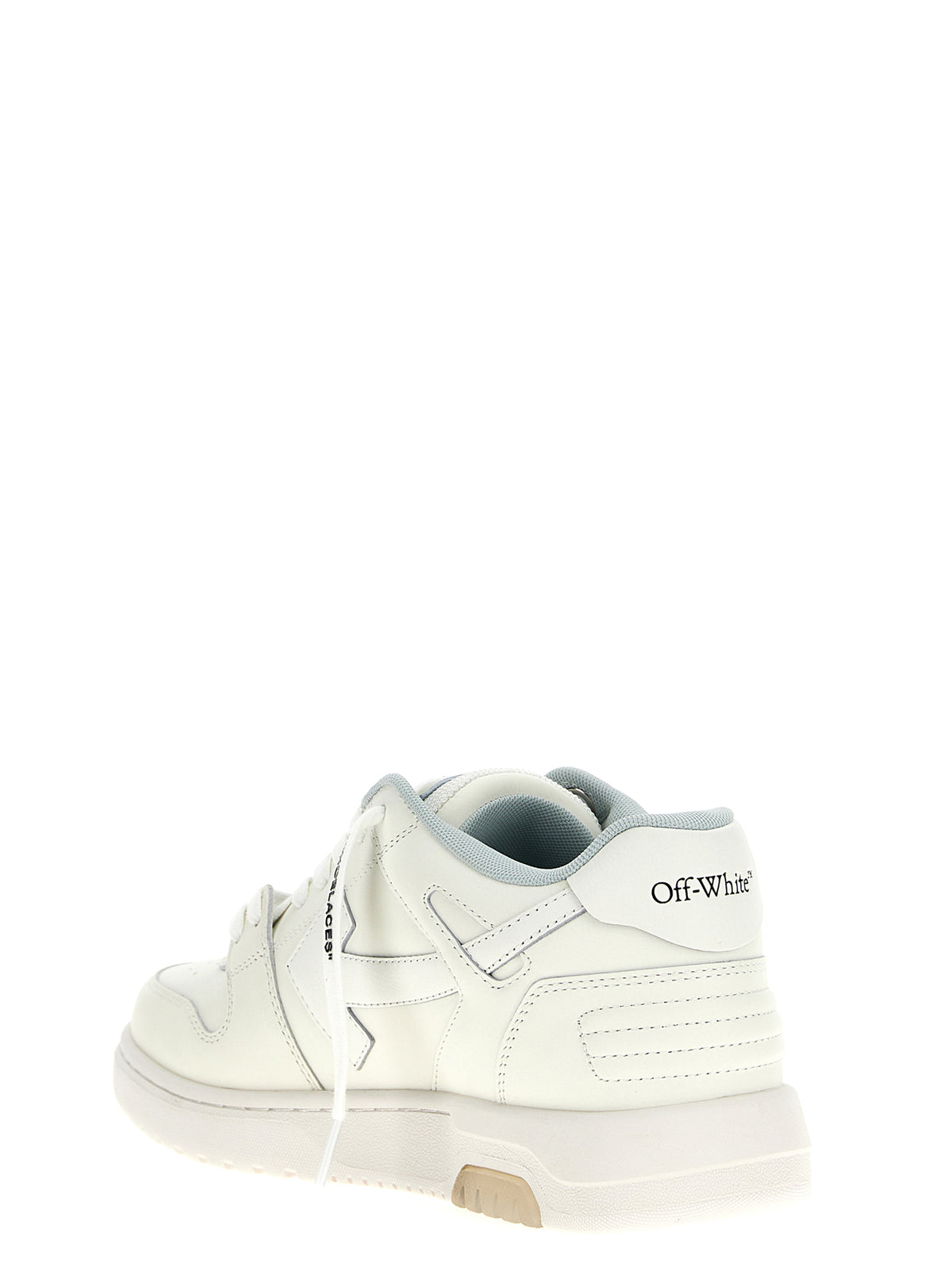 Off-White Bicolor Bovine Leather Men's Sneakers