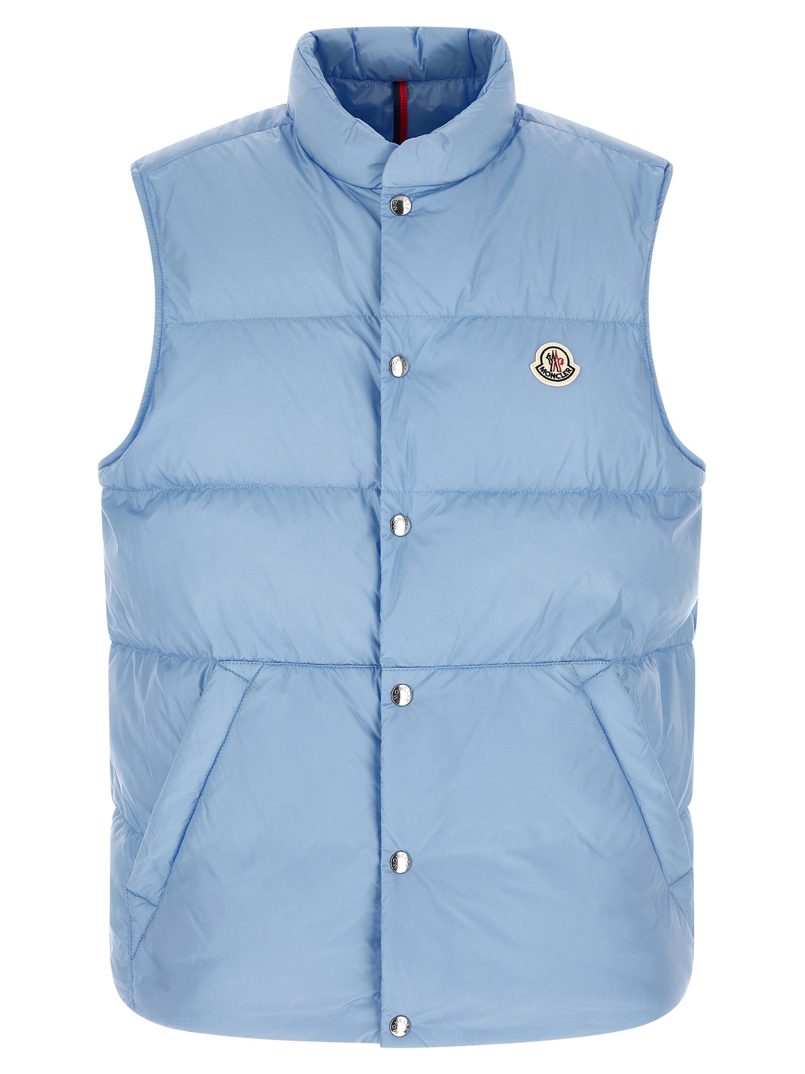 Moncler Blue Polyamide Sleeveless Men's Jacket