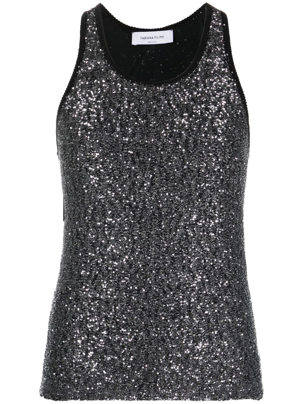 Fabiana Filippi Women's Sequin Tank Top