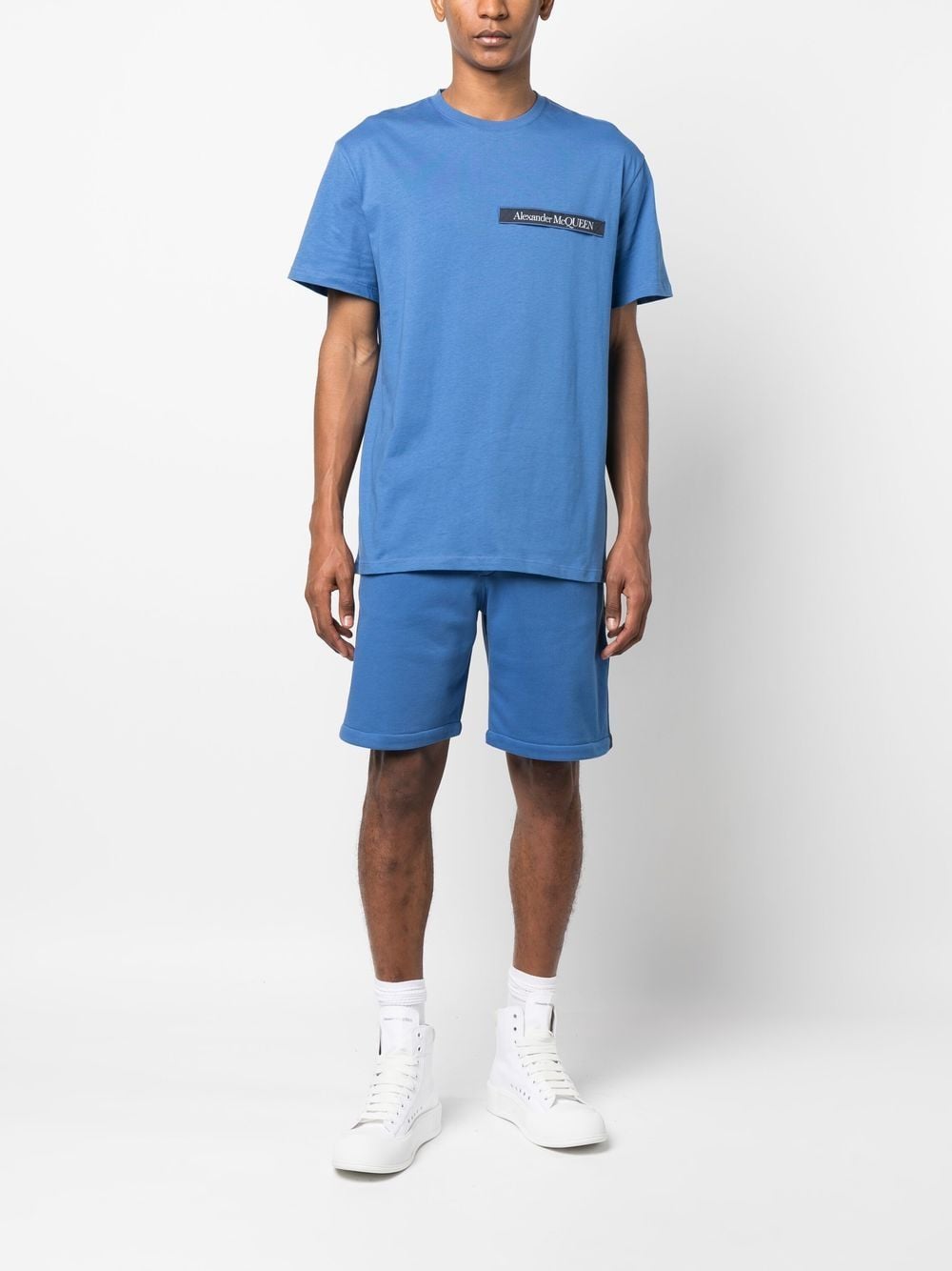 Alexander Mcqueen Men's Shorts Blue