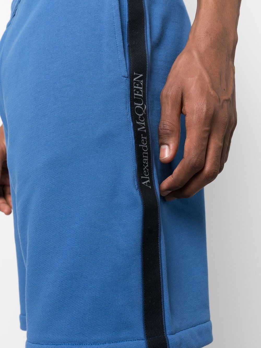 Alexander Mcqueen Men's Shorts Blue