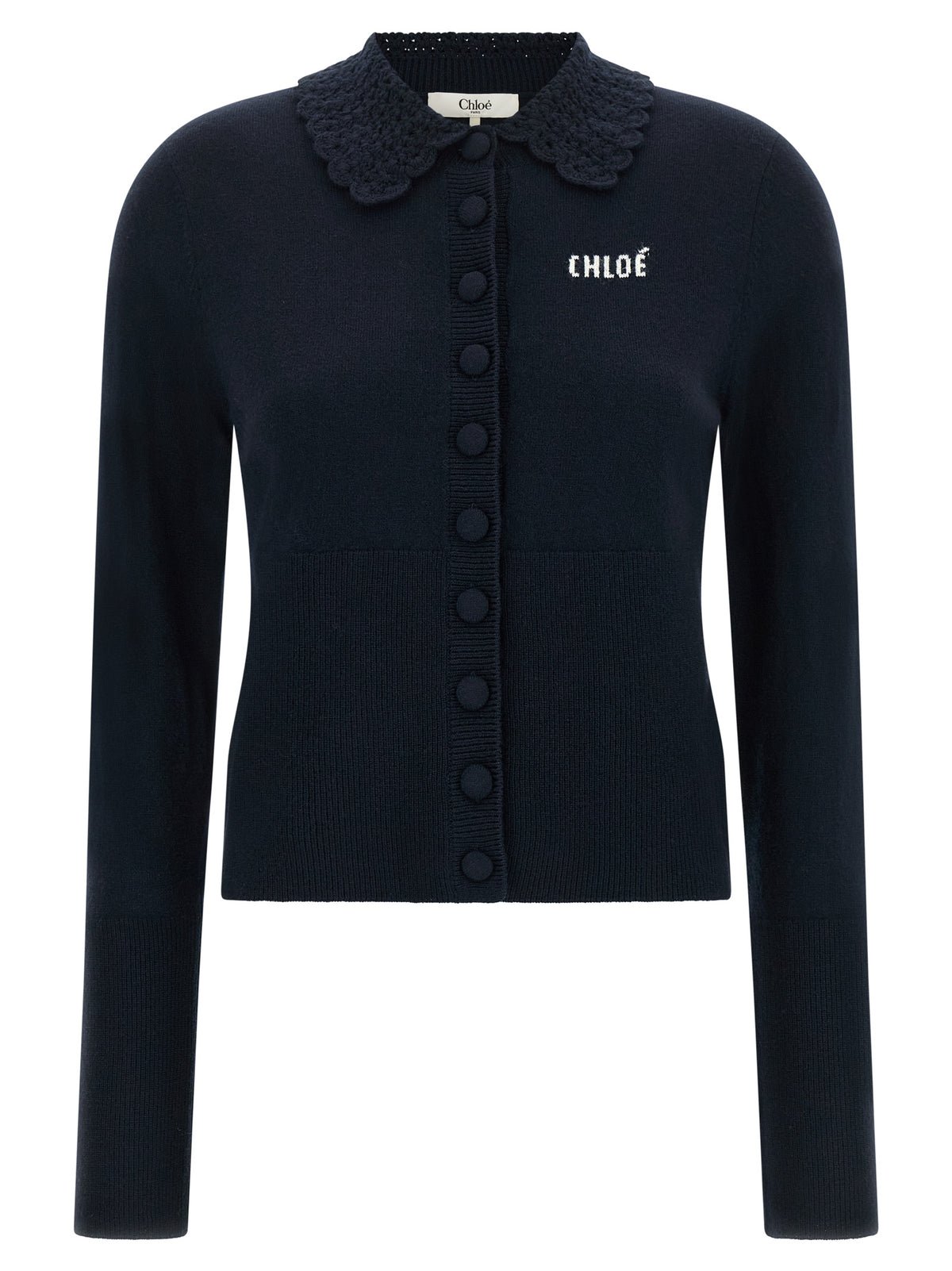 Chloé Blue Wool Women's Cardigan