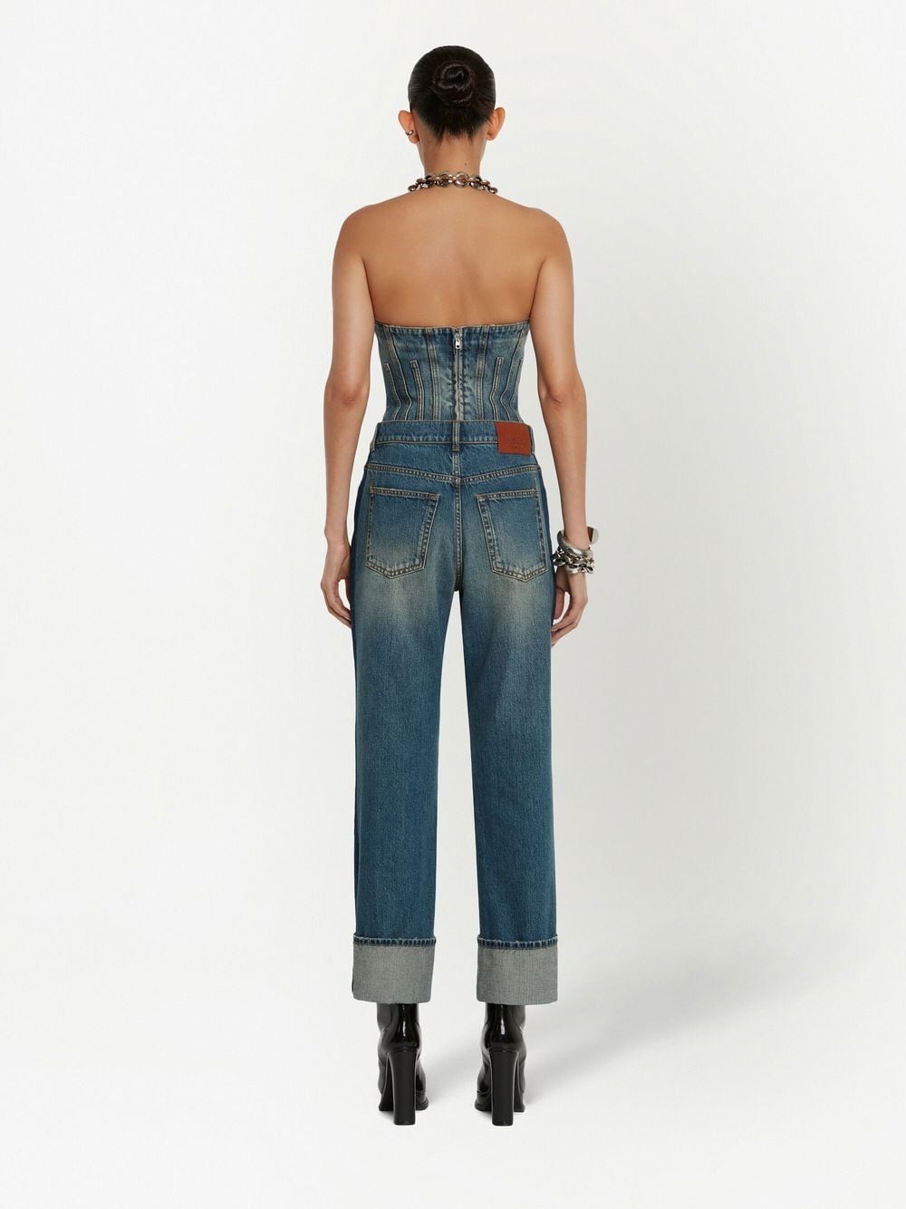 Alexander Mcqueen Women's Jeans Blue