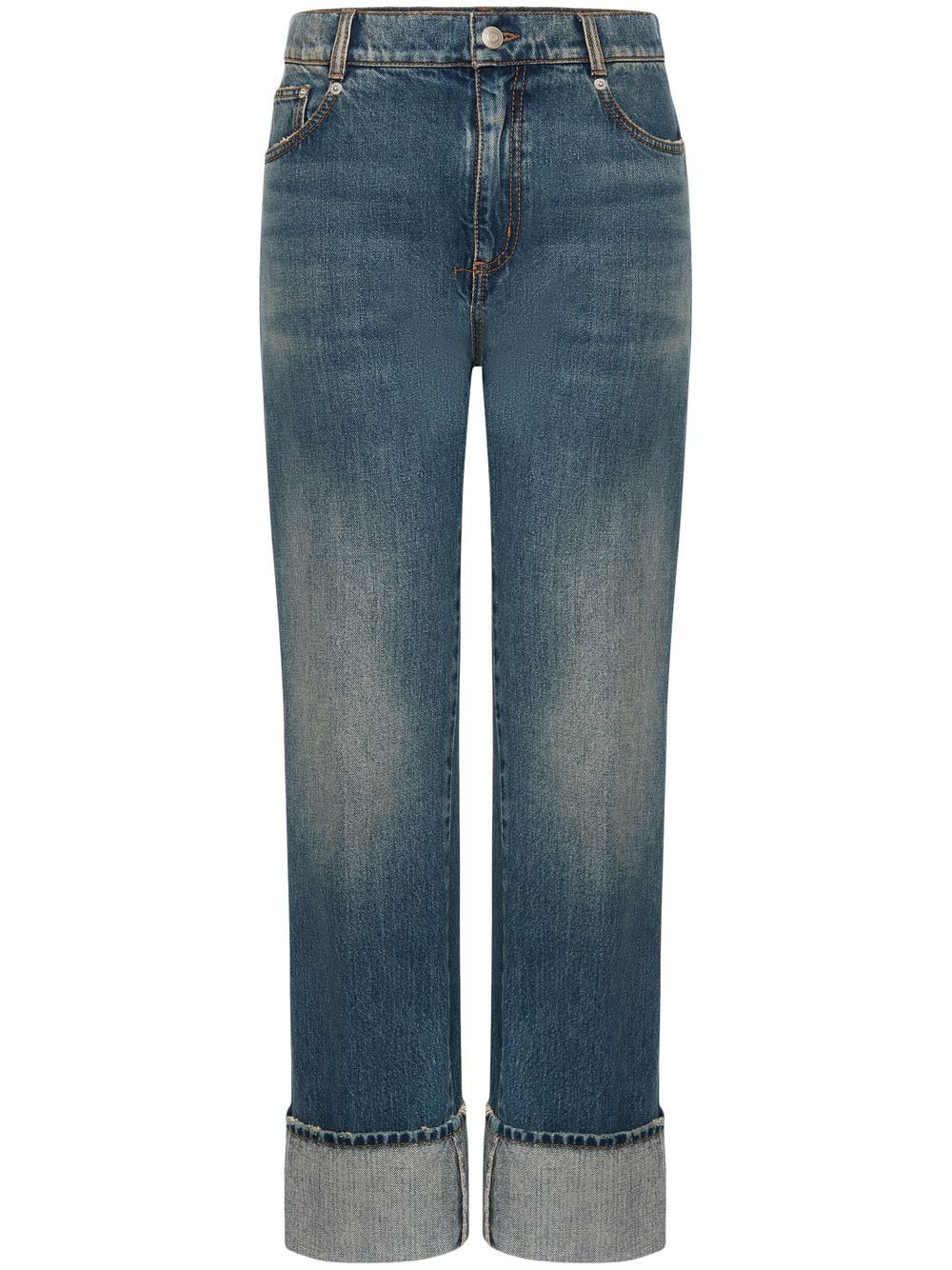 Alexander Mcqueen Women's Jeans Blue