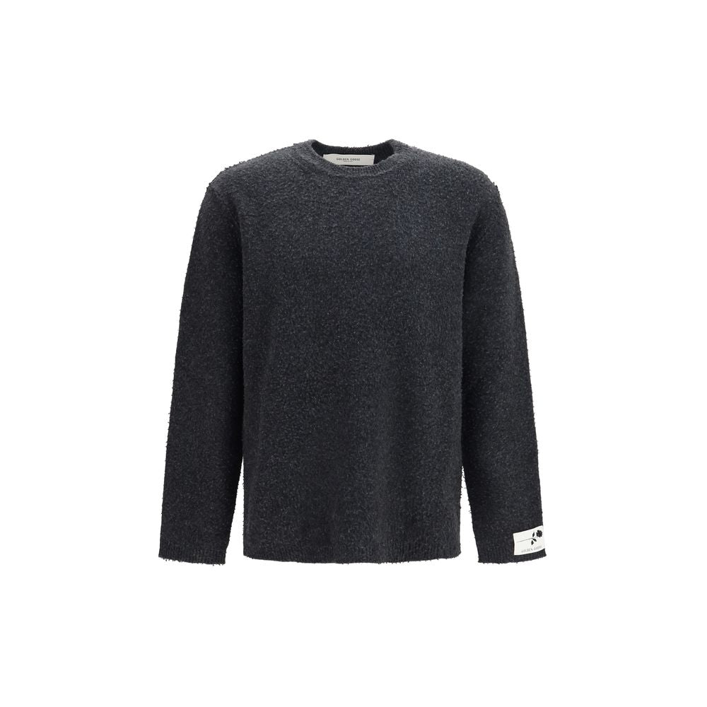 Golden Goose Gray Wool Oves Aries Men's Sweatshirt