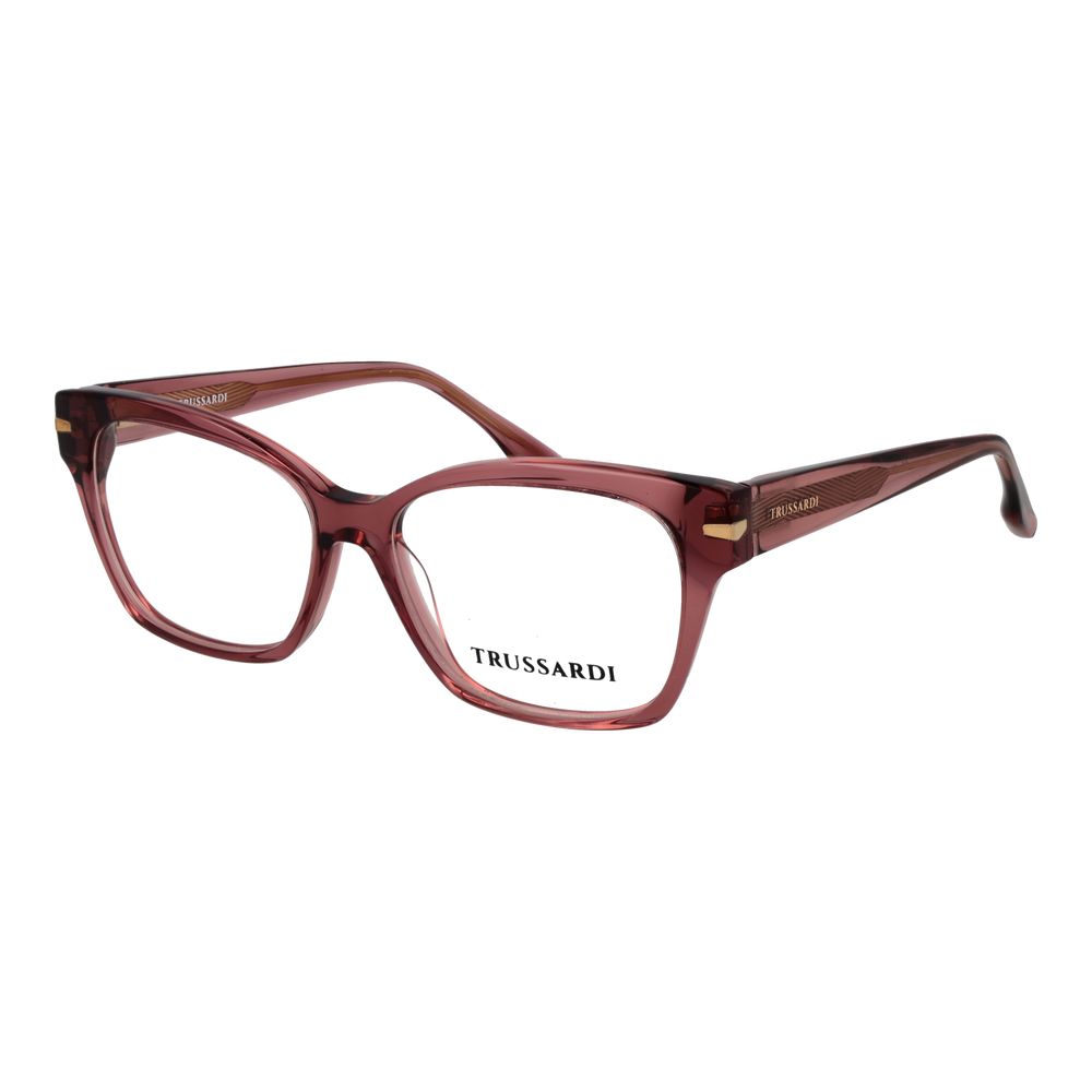 Trussardi Pink Acetate Glasses Women's (Frames)