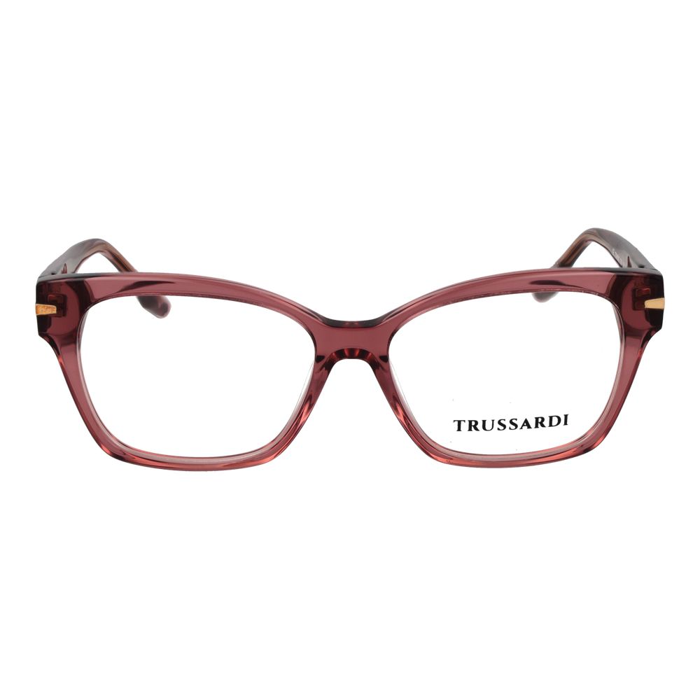 Trussardi Pink Acetate Glasses Women's (Frames)