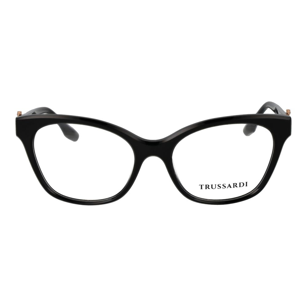Trussardi Black Acetate Glasses Women's (Frames)