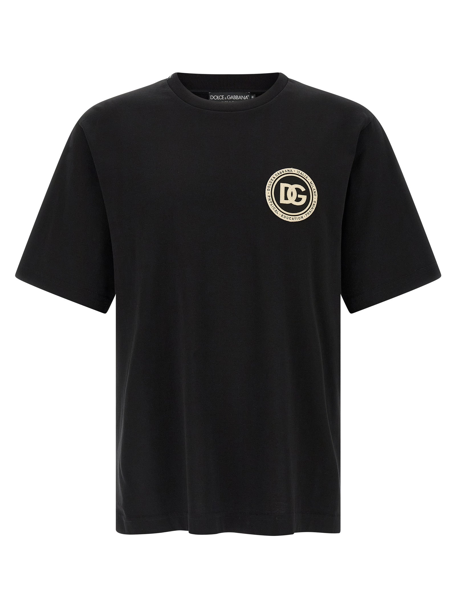 Dolce & Gabbana Black Cotton Men's T-Shirt