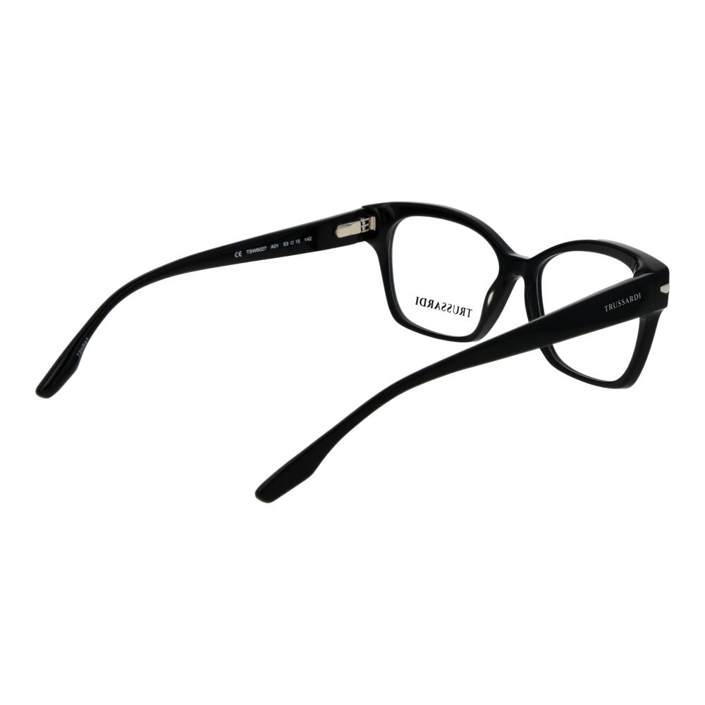 Trussardi Black Acetate Glasses Women's (Frames)