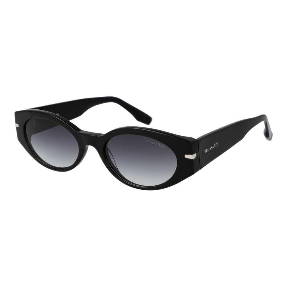 Trussardi Black Acetate Women's Sunglasses
