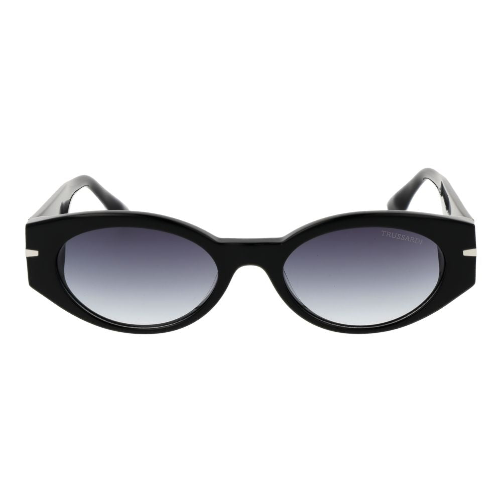 Trussardi Black Acetate Women's Sunglasses