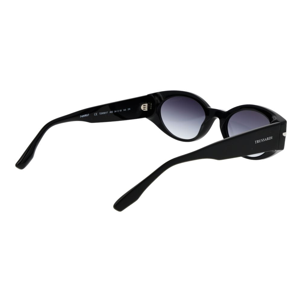 Trussardi Black Acetate Women's Sunglasses
