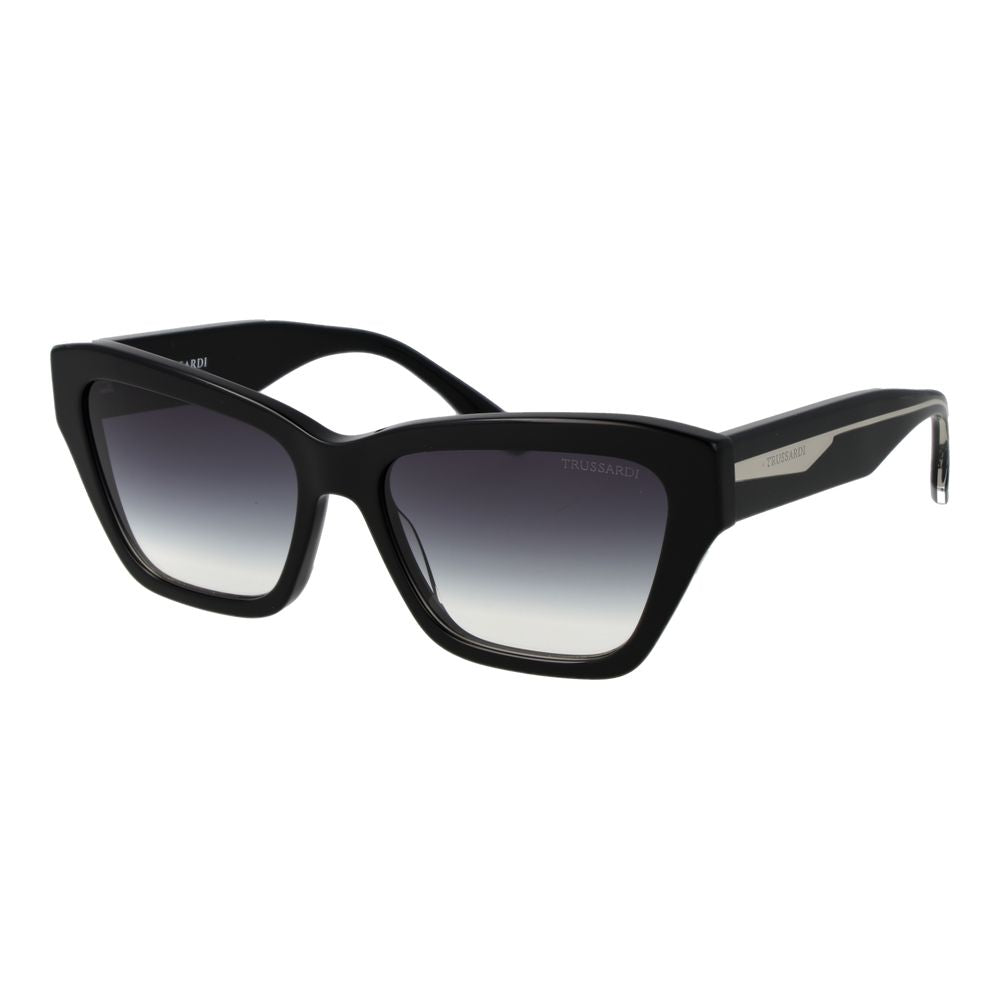 Trussardi Black Acetate Women's Sunglasses