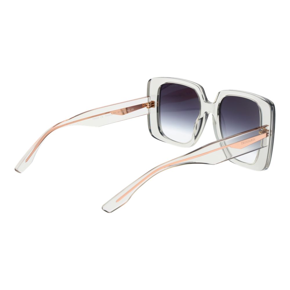 Trussardi Gray Acetate Women's Sunglasses