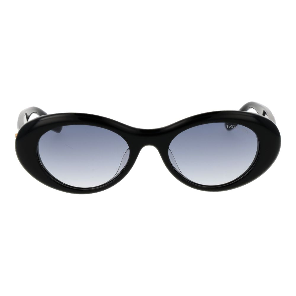 Trussardi Black Acetate Women's Sunglasses