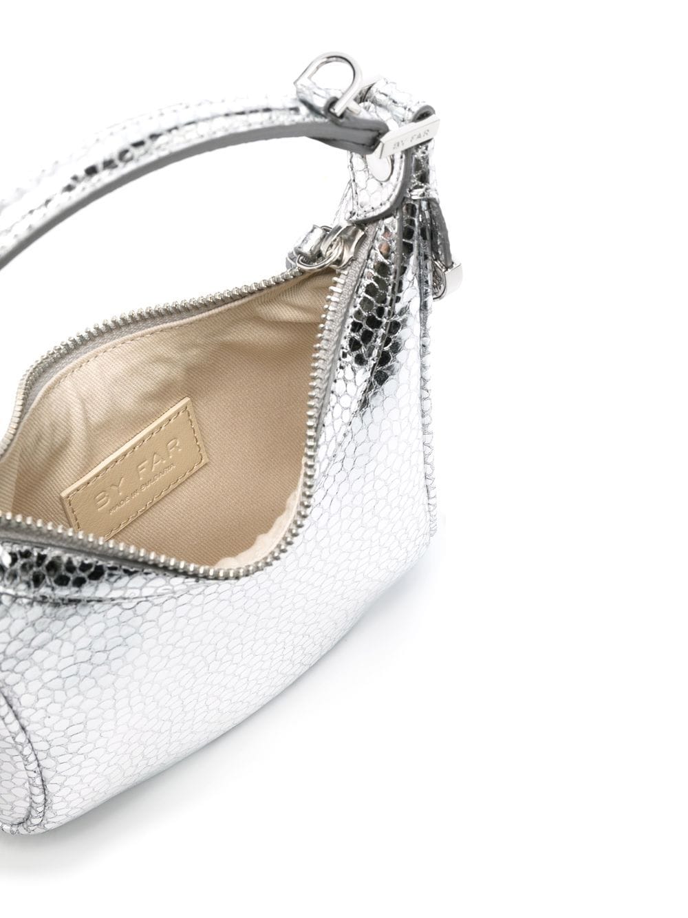 By Far Pre Women's Cosmo Metallic Top-Handle Bag