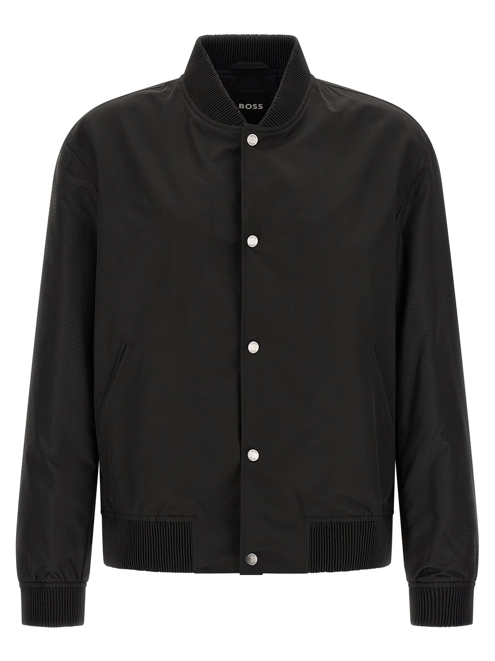 Hugo Boss Black Polyester Men's Bomber