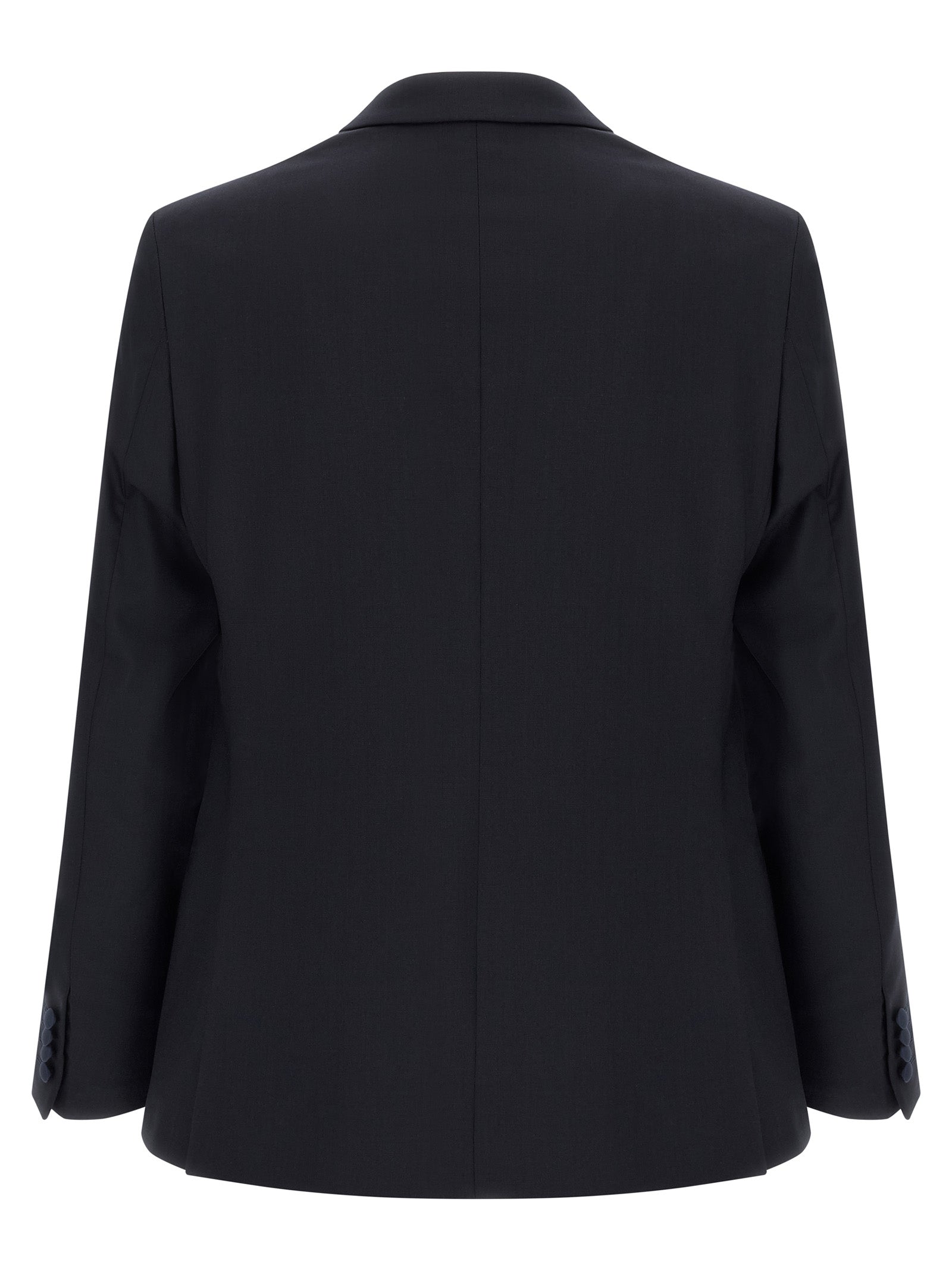 Pal Zileri Black Wool Two-Piece Men's Suit
