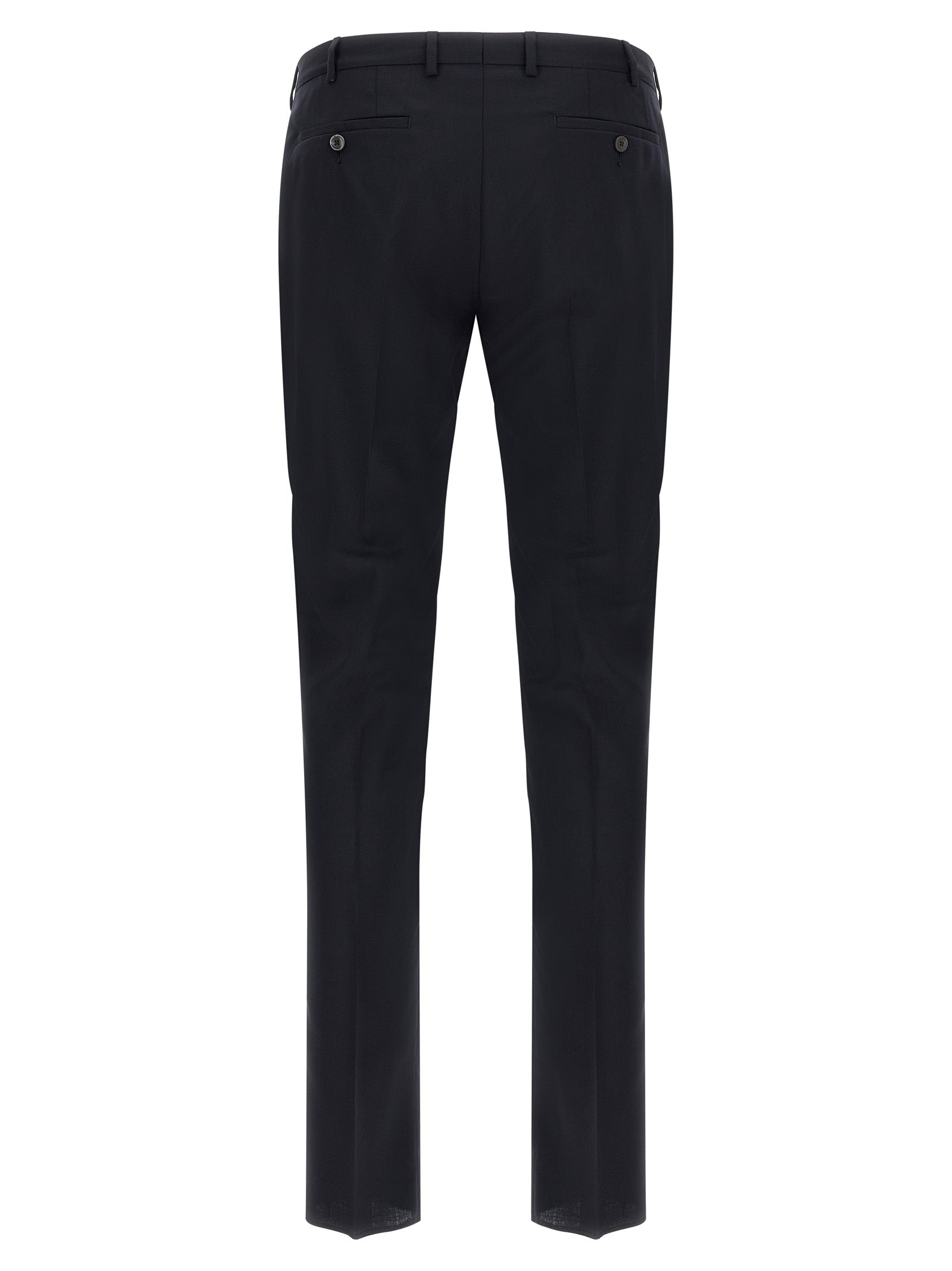 Pal Zileri Black Wool Two-Piece Men's Suit