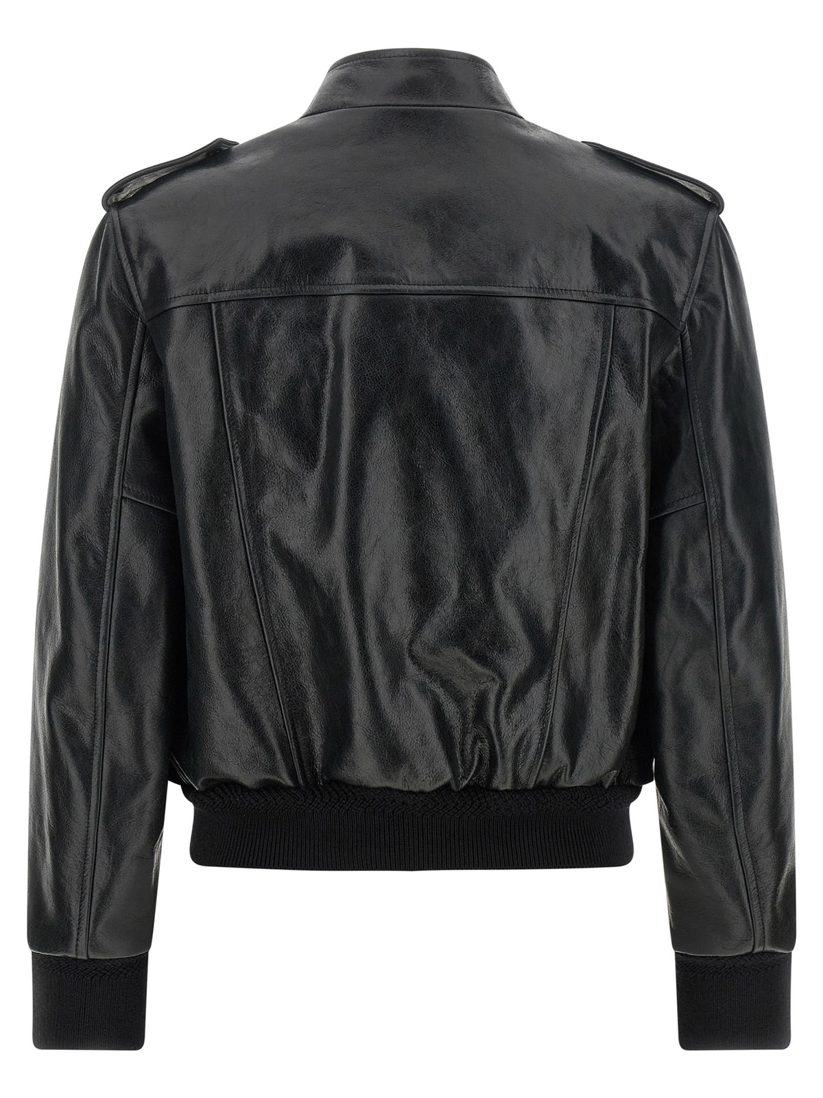 Tom Ford Black Lamb Leather Leather Women's Jacket