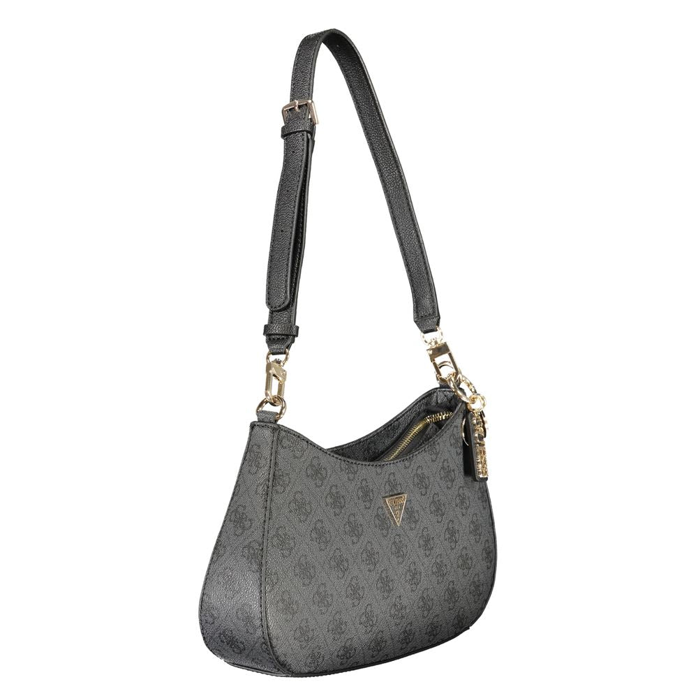 Guess Jeans Black Polyurethane Women Women's Handbag