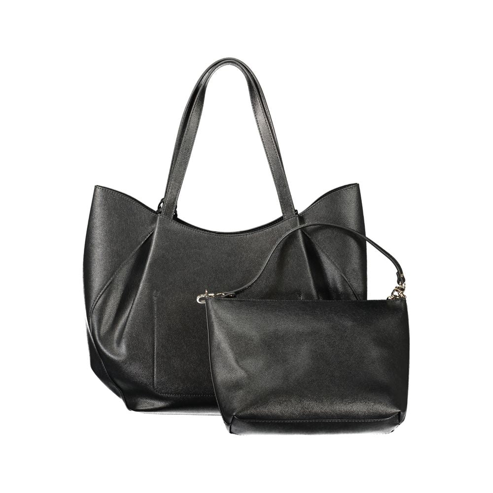 Guess Jeans Nero Poliuretano Women Women's Handbag
