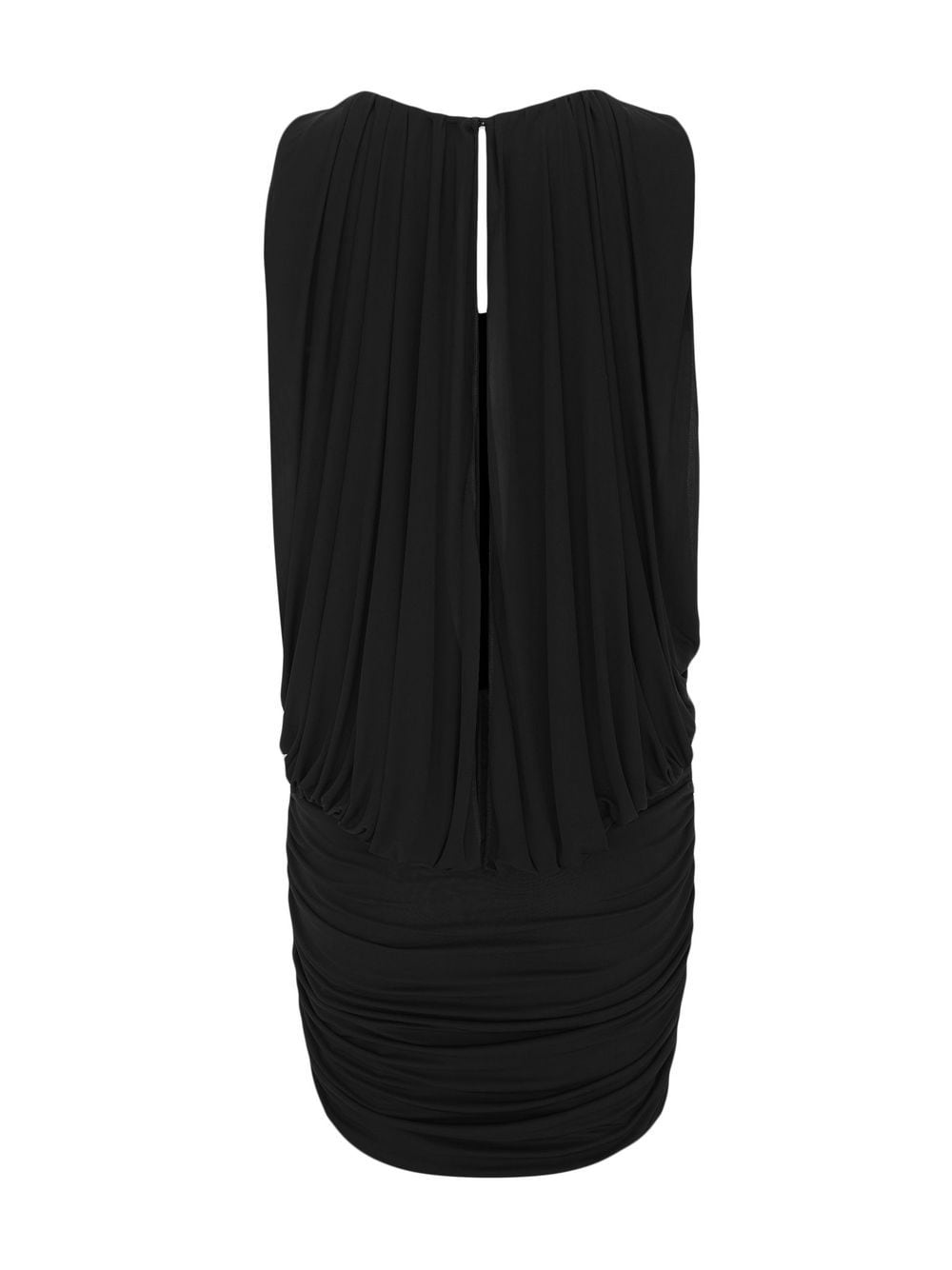 Saint Laurent Women's Sleeveless Draped Minidress
