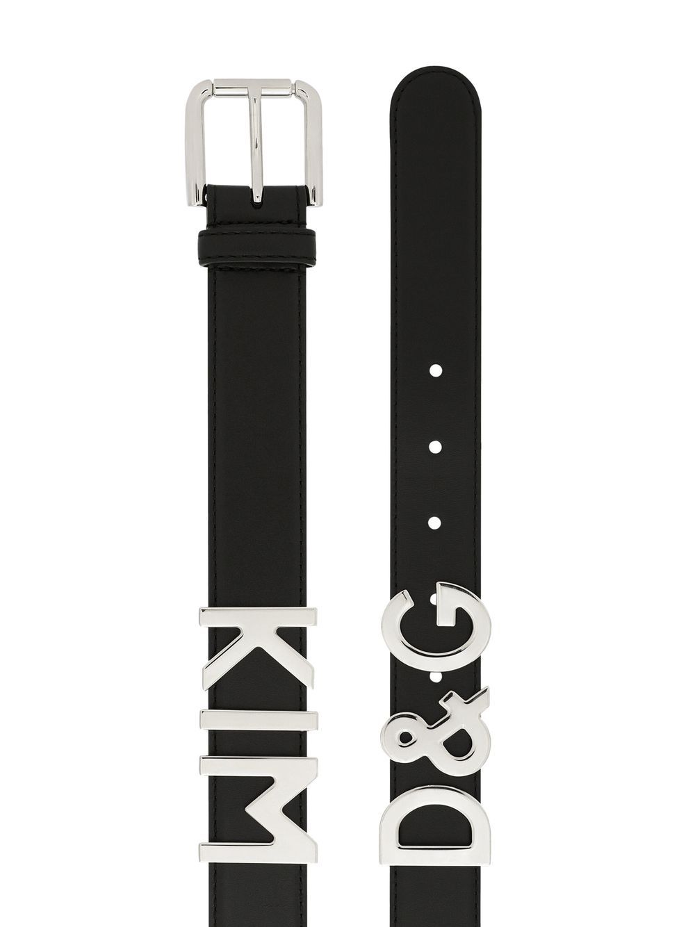 Dolce & Gabbana Women's  Logo-Lettering Leather Belt