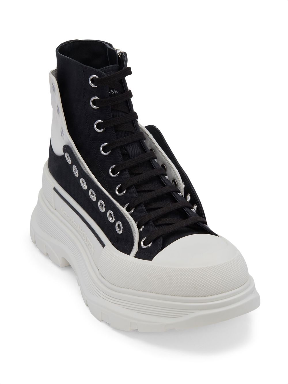 Alexander Mcqueen Men's Tread Slick Lace-Up Fastening Boots