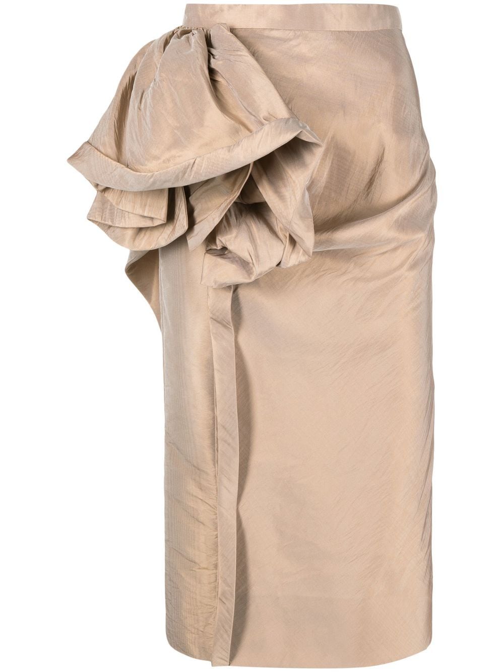 Maison Margiela Women's Midi Skirt With Ruffles