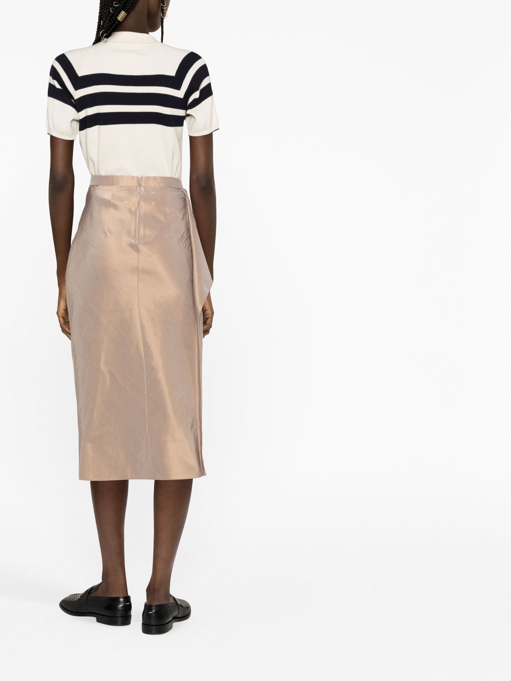 Maison Margiela Women's Midi Skirt With Ruffles
