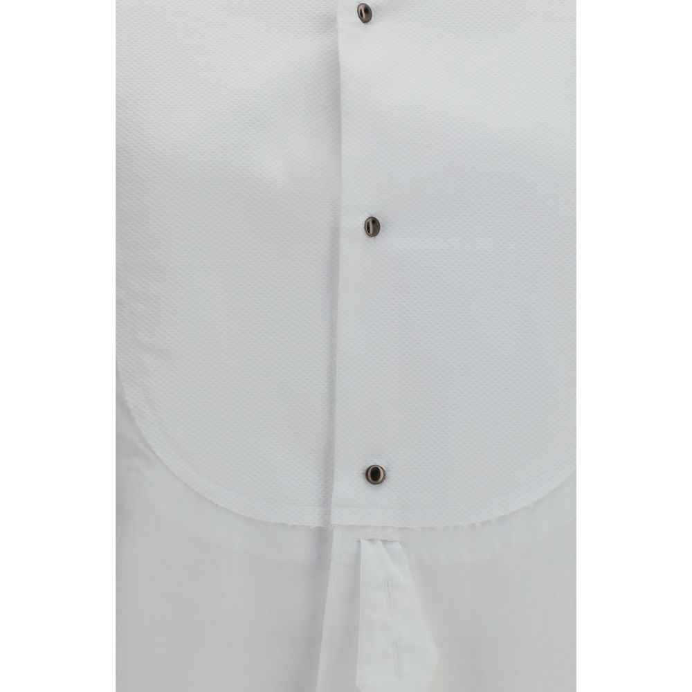 Maison Margiela White Cotton Dress Women's Shirt