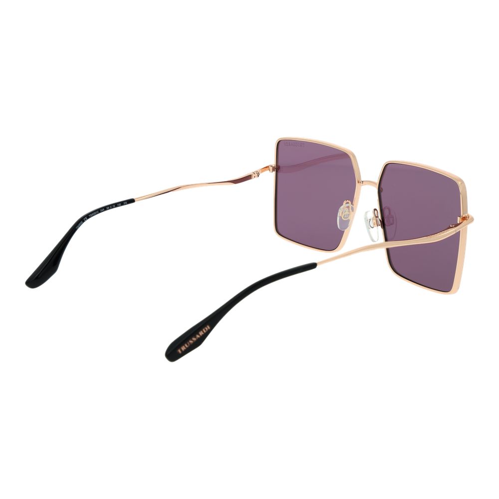 Trussardi Gold Stainless Steel Women's Sunglasses