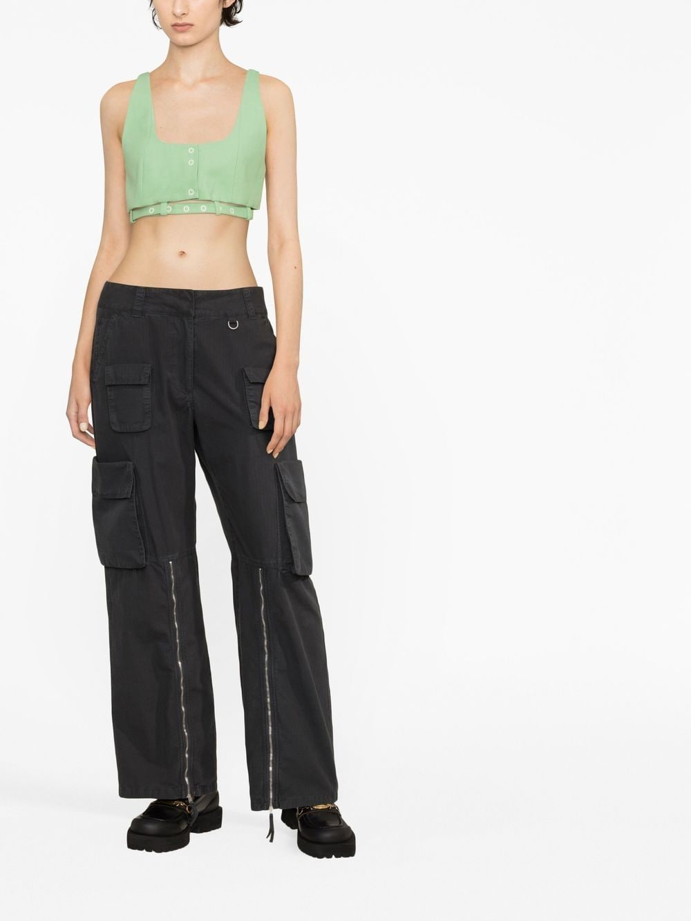 Ganni Women's Cropped Tank Top