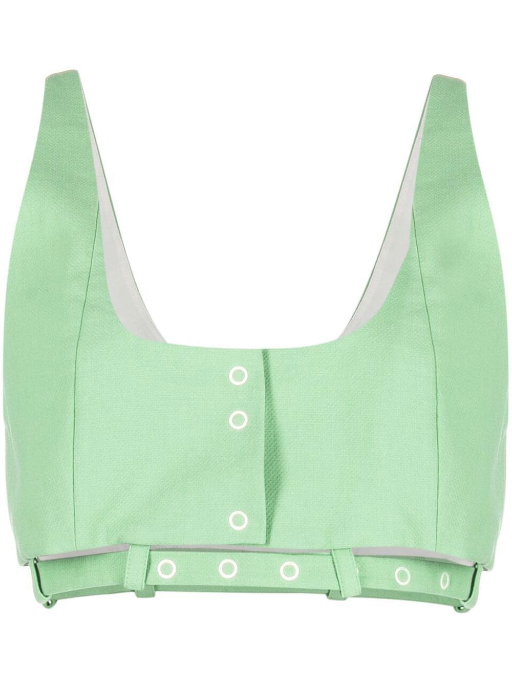 Ganni Women's Cropped Tank Top