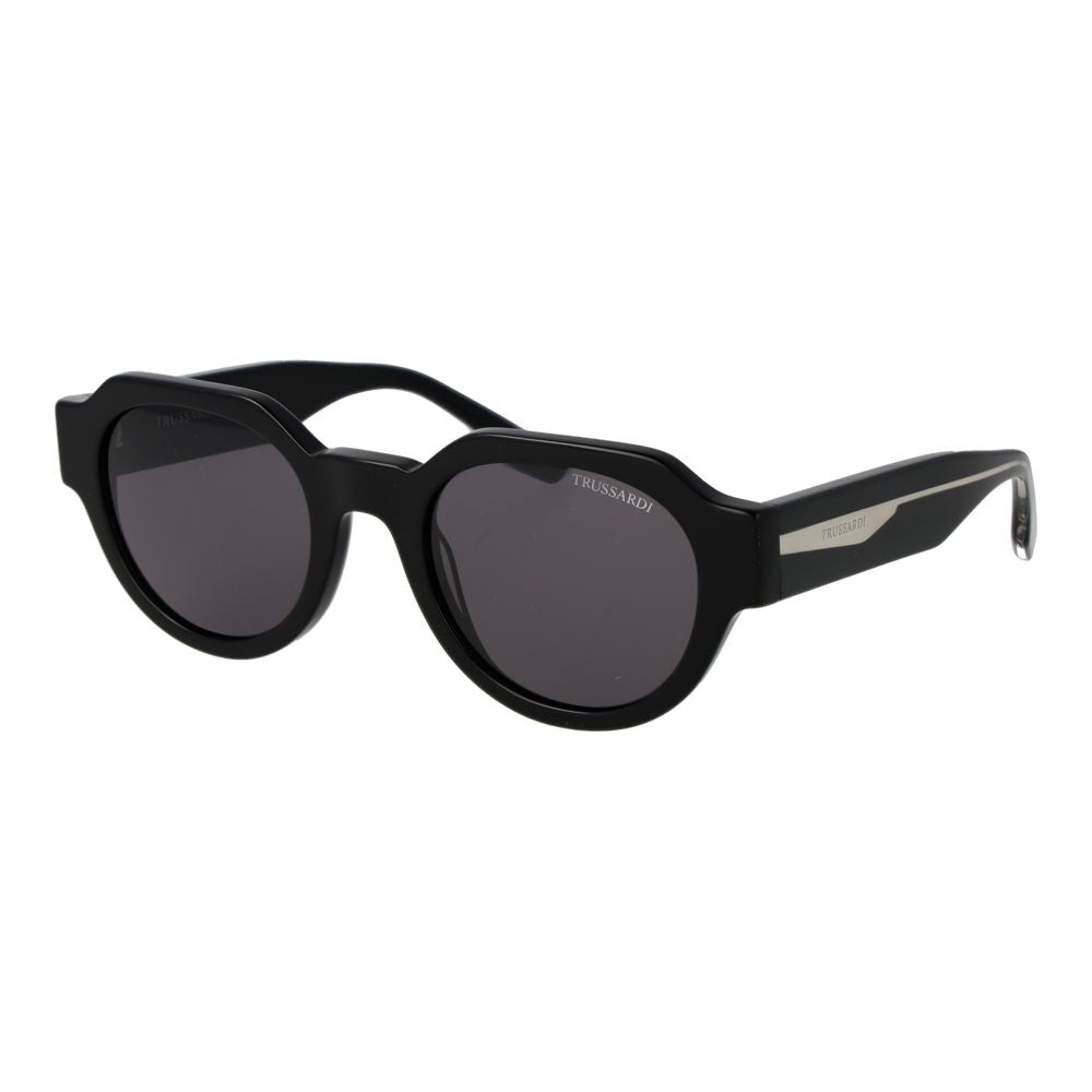 Trussardi Black Acetate  Sunglasses