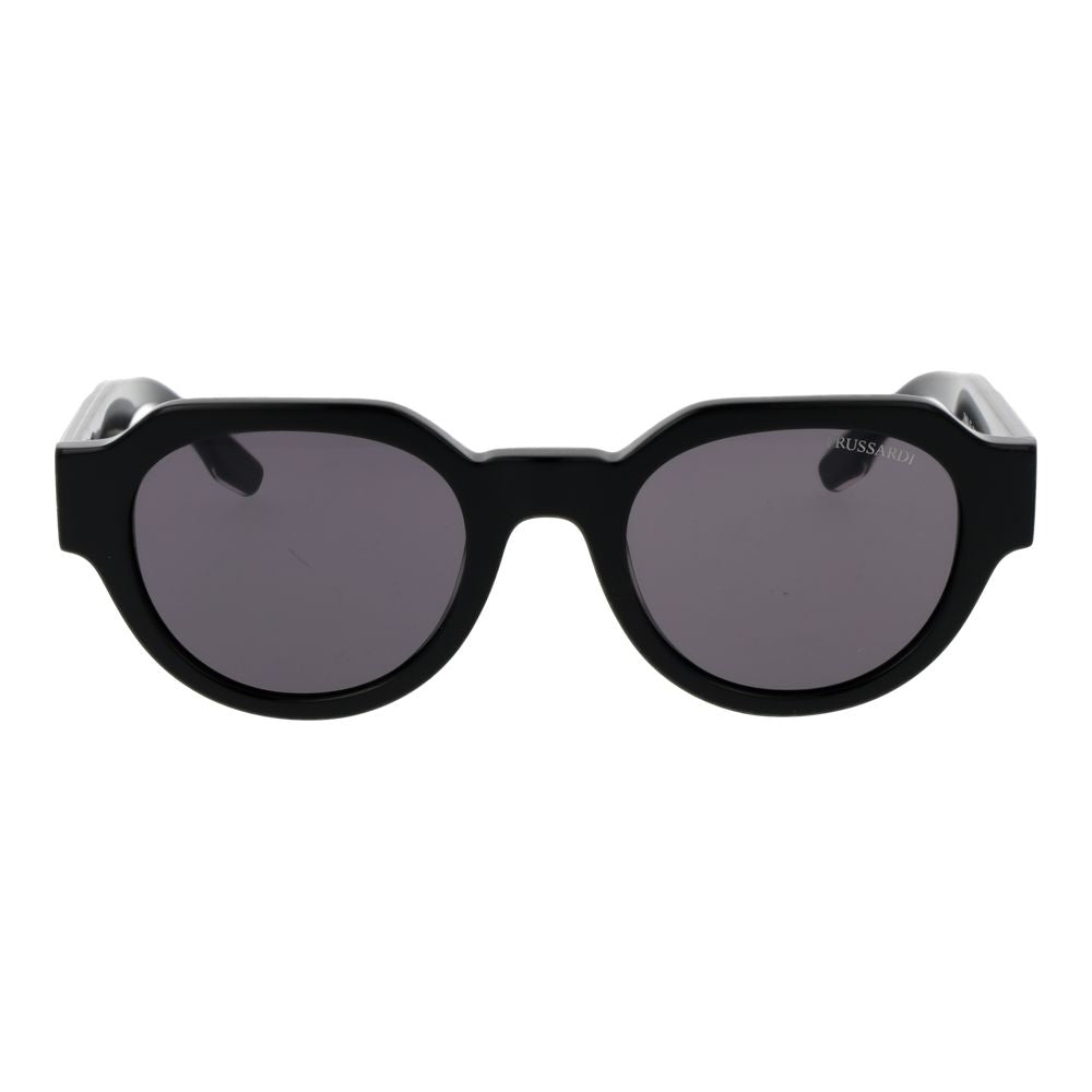 Trussardi Black Acetate  Sunglasses