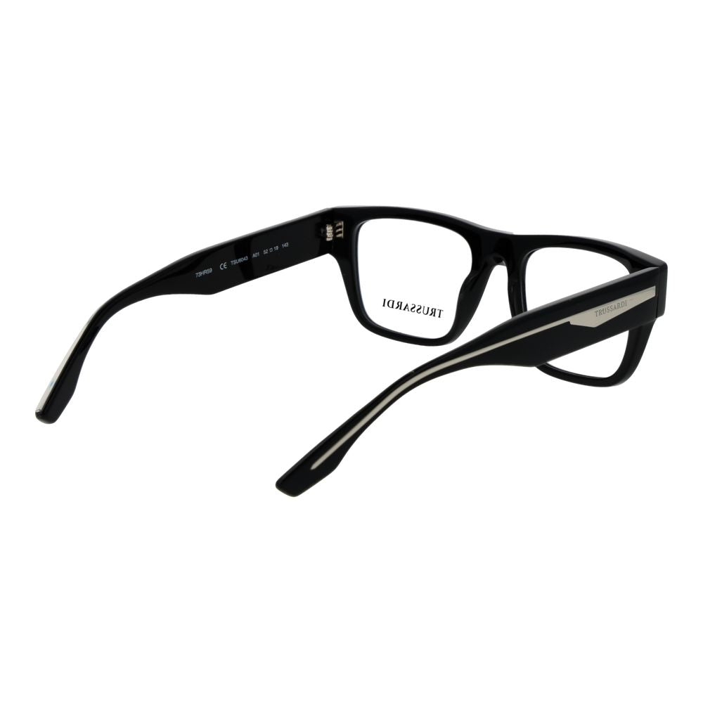Trussardi Black Acetate Glasses  (Frames)