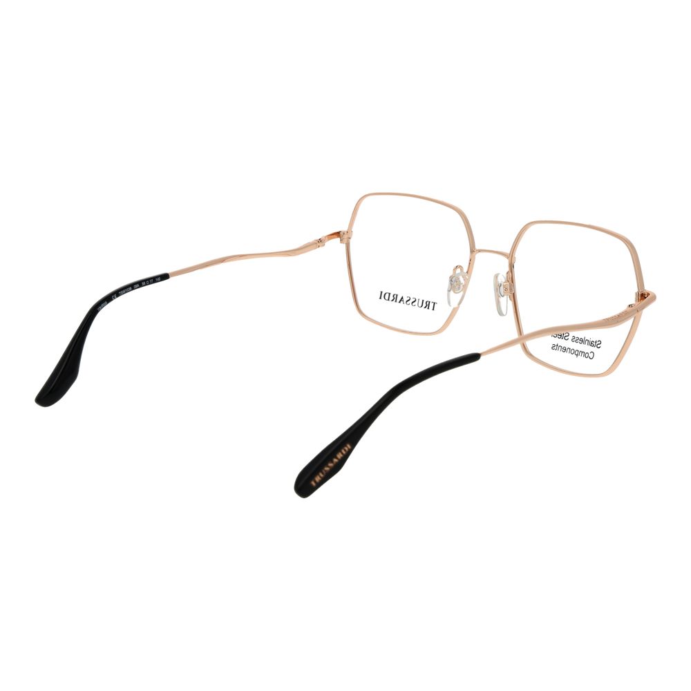 Trussardi Black Stainless Steel Glasses Women's (Frames)