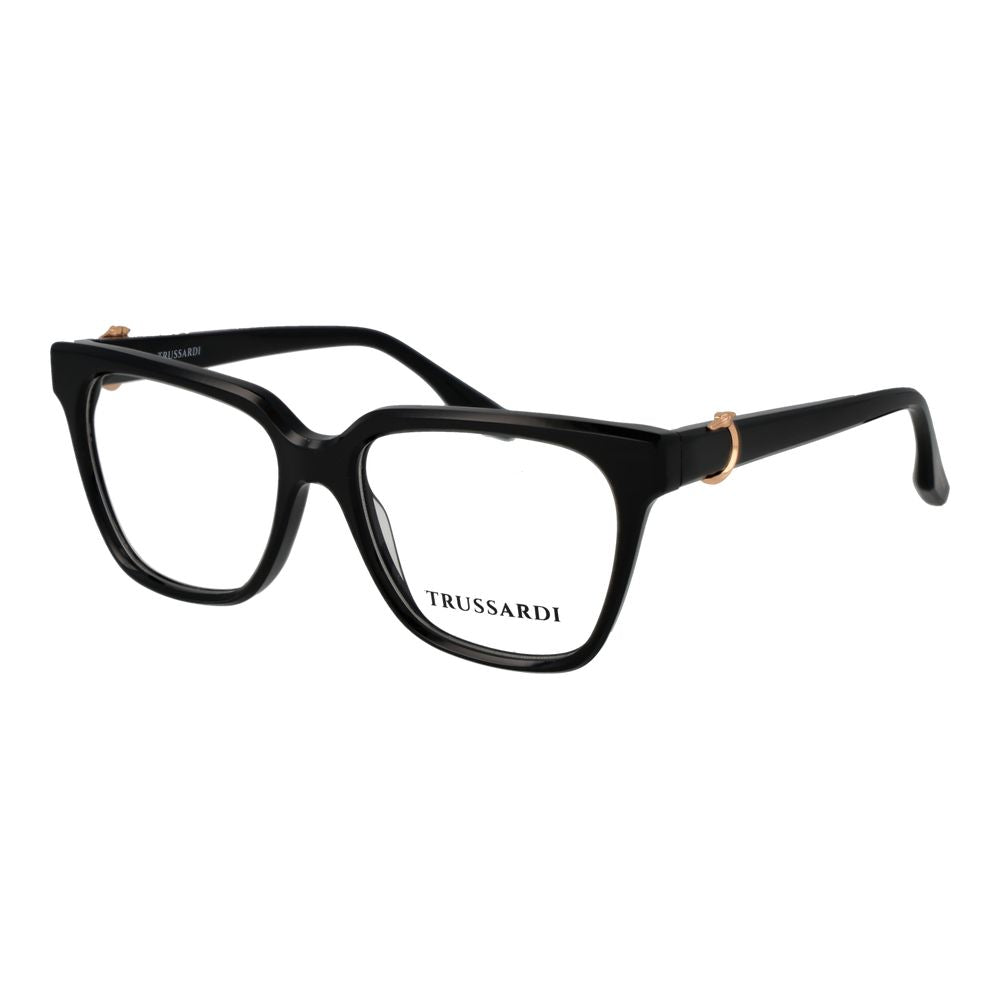 Trussardi Black Acetate Glasses Women's (Frames)