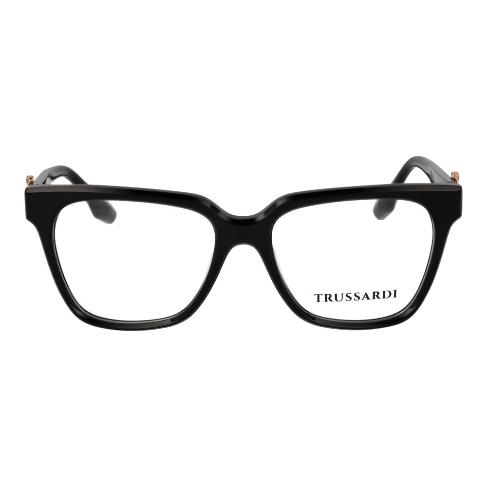 Trussardi Black Acetate Glasses Women's (Frames)