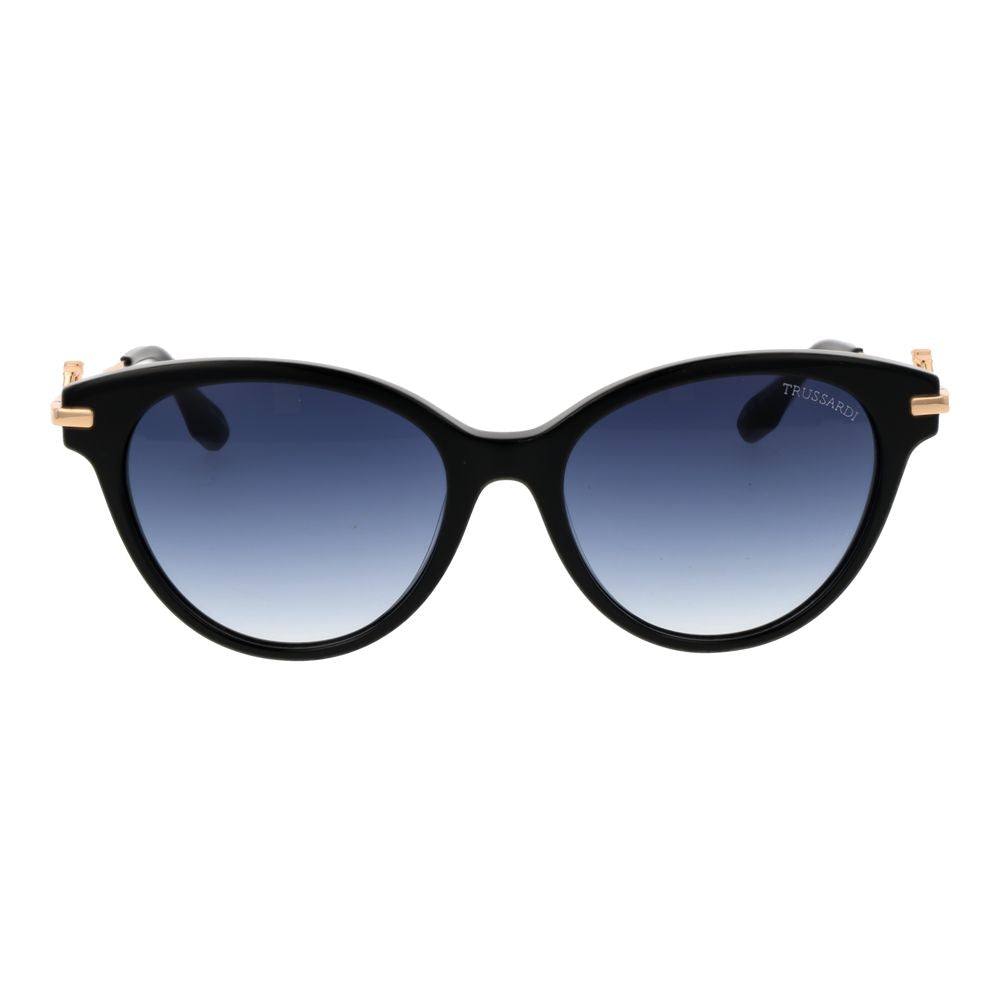 Trussardi Black Acetate Women's Sunglasses