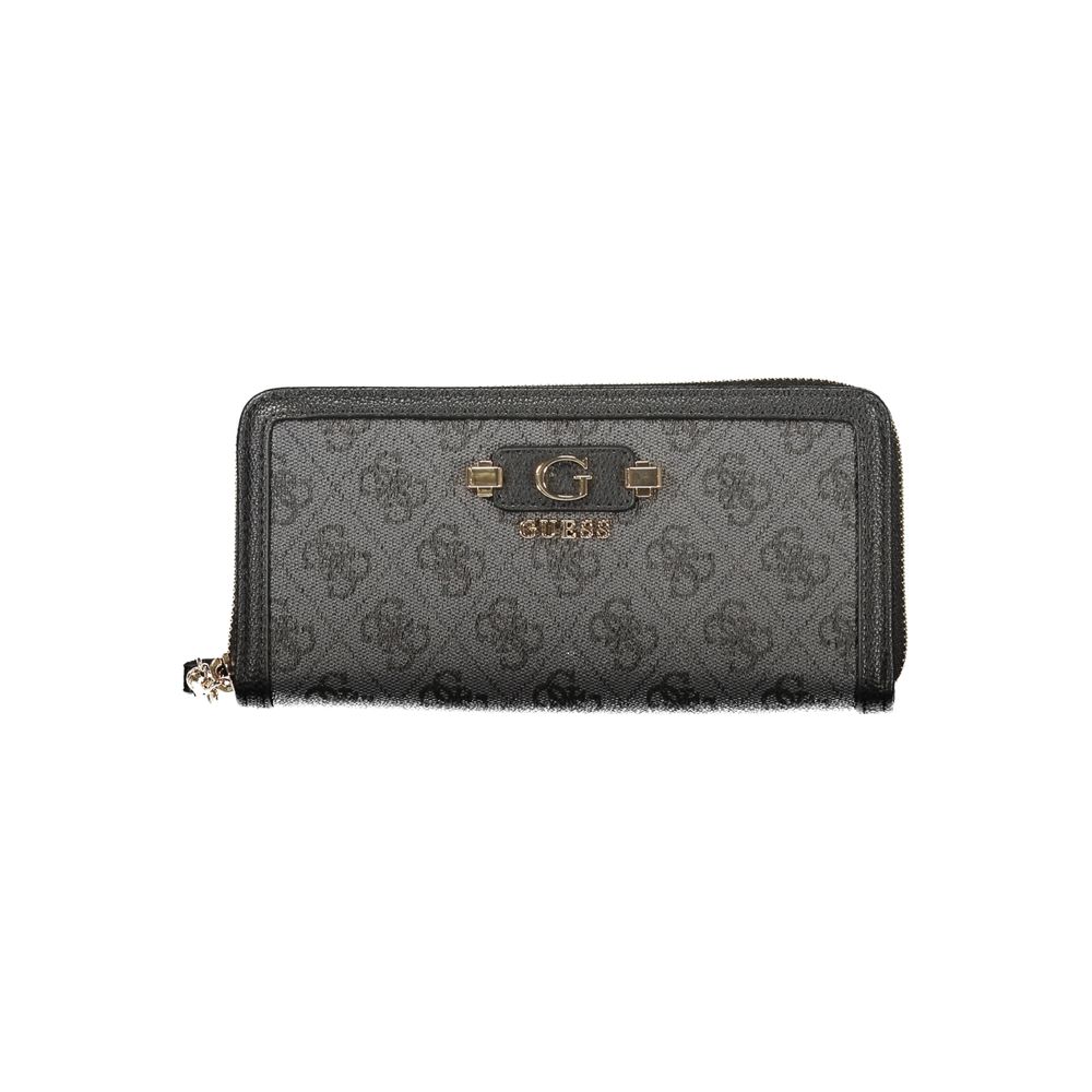 Guess Jeans Nero Poliuretano Donna Women's Wallet