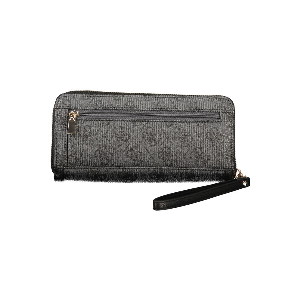 Guess Jeans Nero Poliuretano Donna Women's Wallet