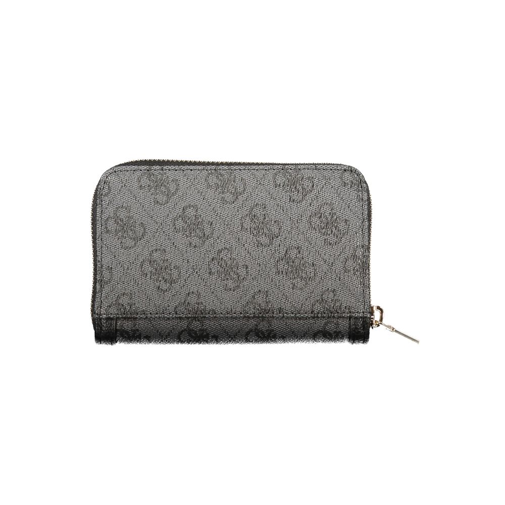 Guess Jeans Black Polyurethane Women's Women's Wallet
