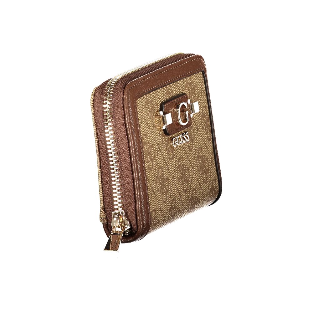 Guess Jeans Beige Polyurethane Women Women's Wallet