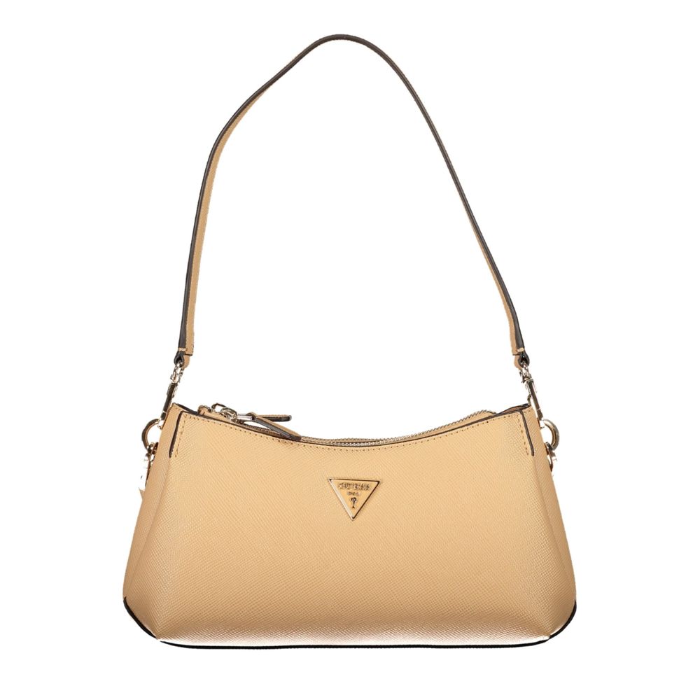 Guess Jeans Beige Polyethylene Women's Handbag