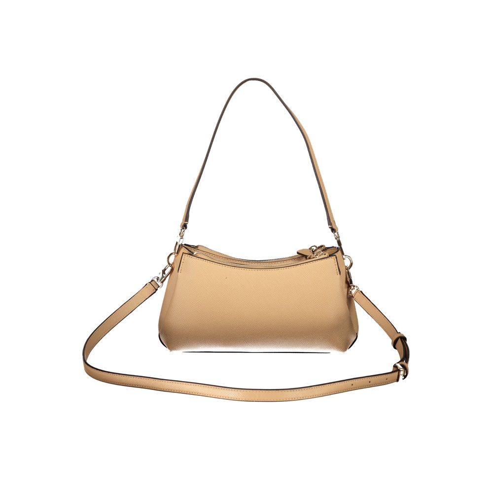 Guess Jeans Beige Polyethylene Women's Handbag