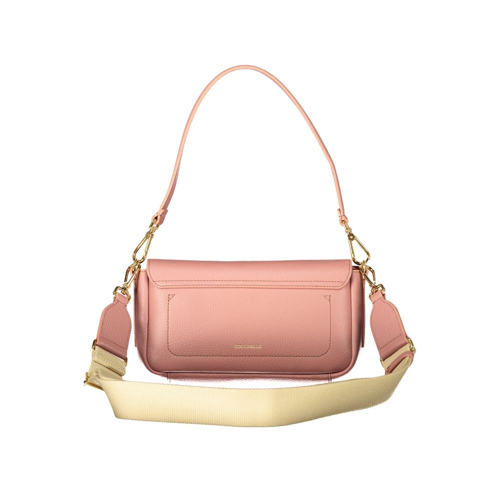 Coccinelle Pink Leather Women's Handbag
